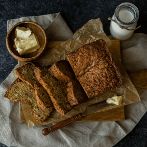 Banana and Peanut Bread