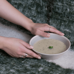 Mushroom White Truffle Oil Soup