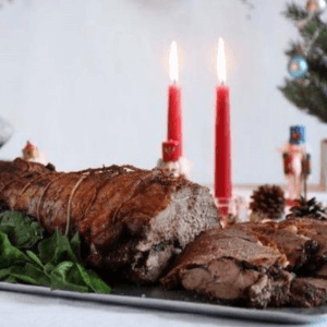Classic Stuffed Leg of Lamb